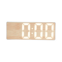 Digitálny budík Bondone LED Karlsson KA6153WH, sivobiela